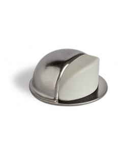 Tope de puerta. Acero....